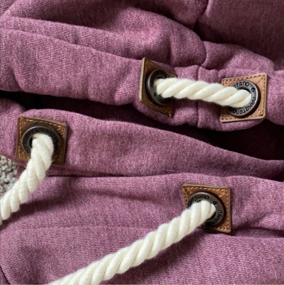 🍂Naketano Darth III Hoodie in Bordeaux Melange Small - Picture 6 of 12